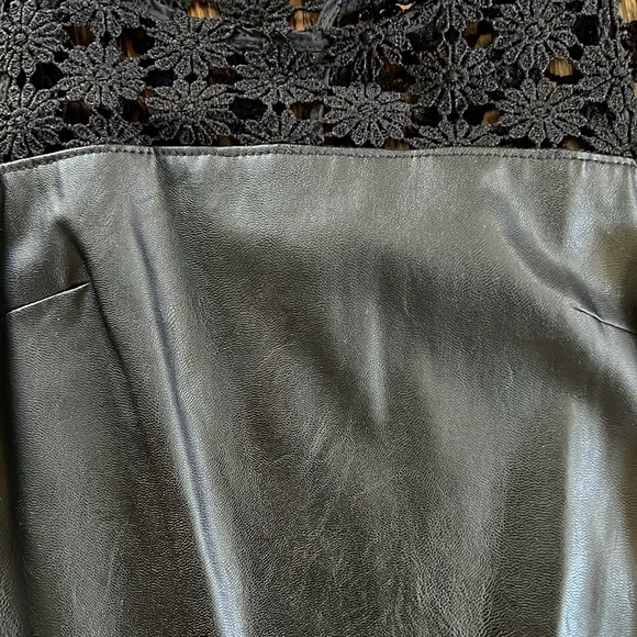 Ella Moss Girl Faux Leather Dress - Picture 6 of 7